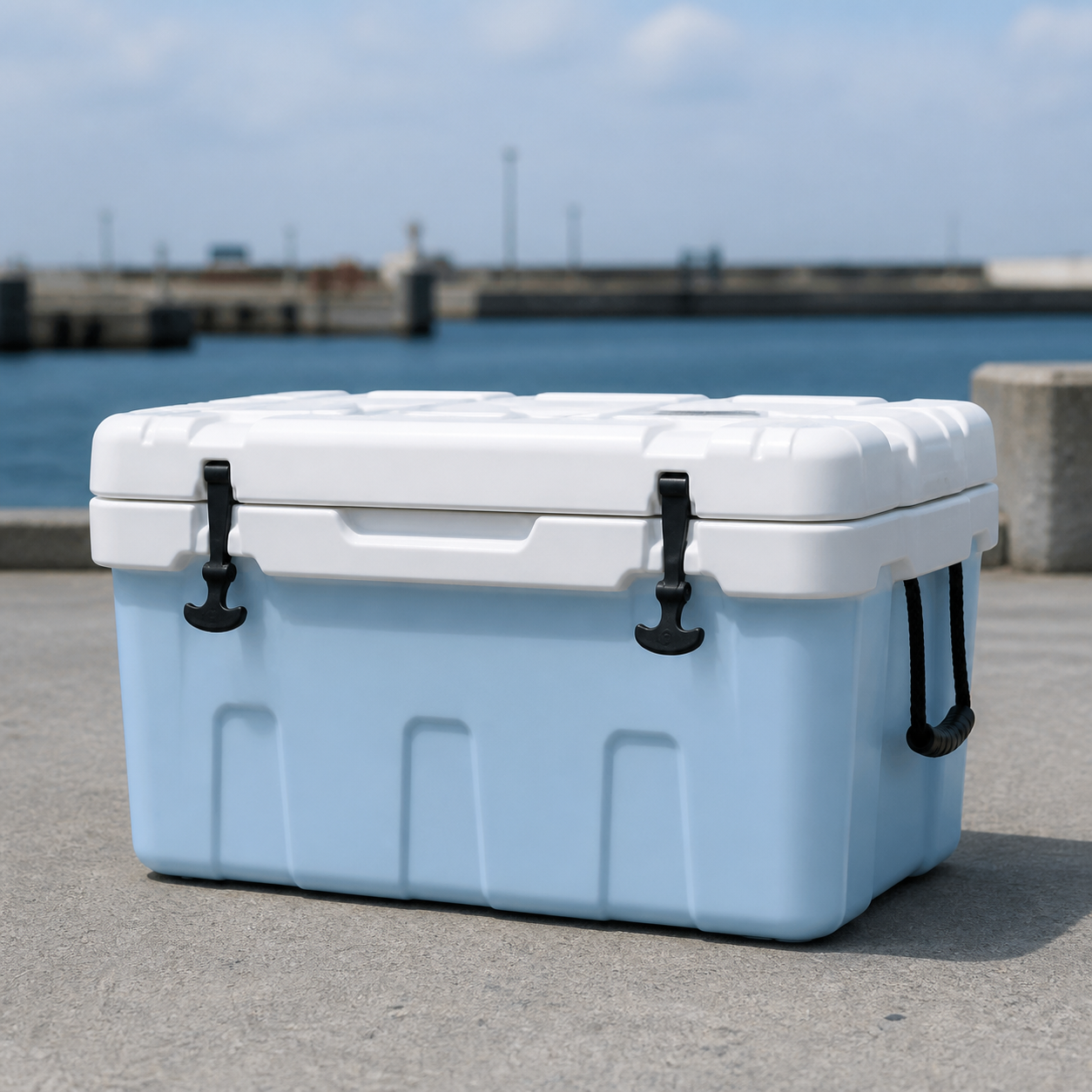 Rotomoulded insulated ice box